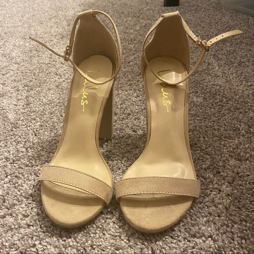 Tan heels